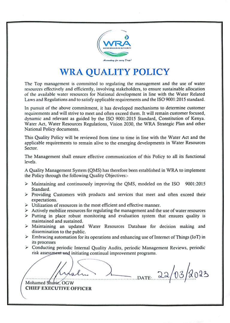 Quality Policy -March 2023